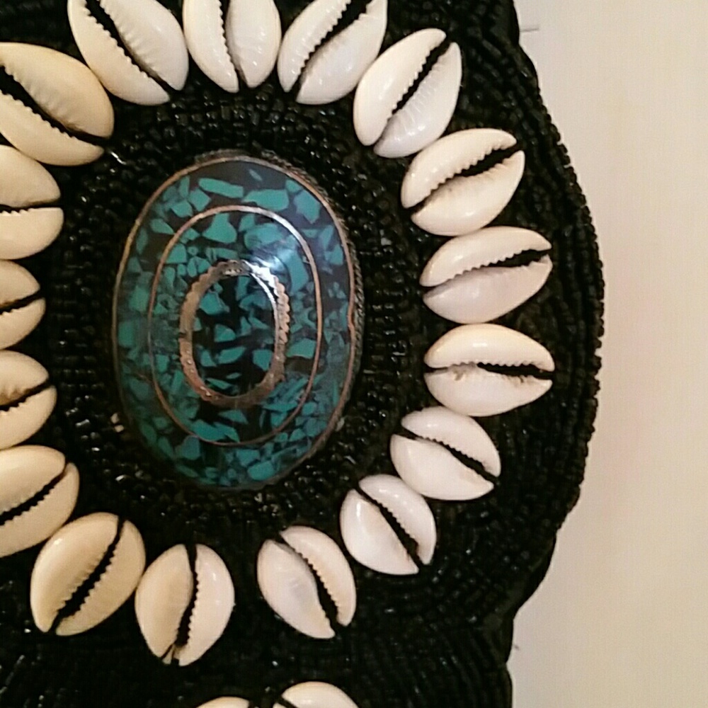 Ornate beaded belt